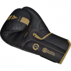 Боксови ръкавици - RDX F6 Kara Boxing Training Gloves Black/Gold - BGR-F6GL